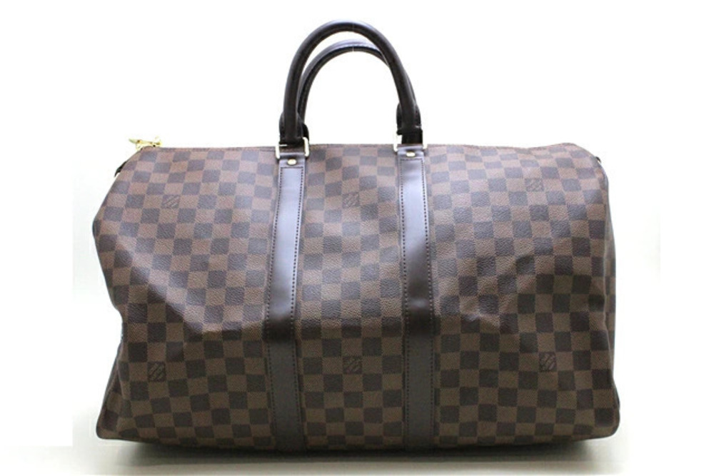 Louis Vuitton Bag Damier Keepall Bandouliere Boston Brown